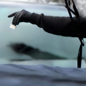 Secondly, finish decontamination with a razor blade (optional.)